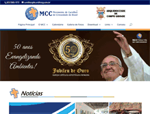 Tablet Screenshot of cursilhocg.com.br